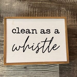 Clean as a Whistle Wall Art